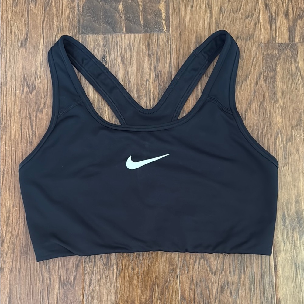 Nike Black Sports Bra with Racerback Design
